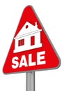 Sale of real estate Royalty Free Stock Photo