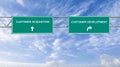 Road sign to customer acquisition and development