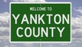 Road sign for Yankton County