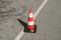 Road signal cone Royalty Free Stock Photo