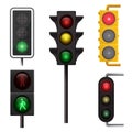 Road signal for directing street car traffic Royalty Free Stock Photo