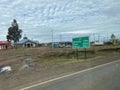 Road signs along Nairobi Nakuru Highway in Kenya