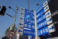 Road signs in shanghai Royalty Free Stock Photo