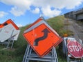 Road signs, Tampa, Florida Royalty Free Stock Photo