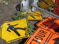 Road signs, Tampa, Florida Royalty Free Stock Photo