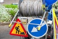 road signs. traffic light Royalty Free Stock Photo