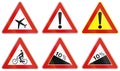 Road signs used in Italy Royalty Free Stock Photo