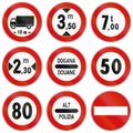 Road signs used in Italy
