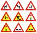 Road signs used in Italy Royalty Free Stock Photo