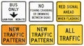 Road signs used in the US state of Delaware