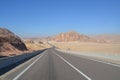 A road on the Sinai Peninsula, Egypt