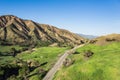 Road through Southern California Hills Royalty Free Stock Photo