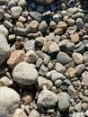 Road of stones. Beautiful background from stones. Royalty Free Stock Photo