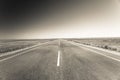 Road Straight Horizon Vintage Royalty Free Stock Photo