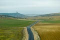 Road or Street in countryside with green view in australia Royalty Free Stock Photo