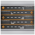 Road And Street Traffic Sign Business Infographic