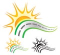 Road Sun Logo