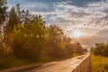 Road Sunlight, Nature, After a Thunderstorm