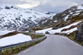 Road in Sunnmore Alps, Norway Royalty Free Stock Photo