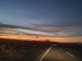 Road sunrise highway java