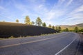 Road Through Sunset Crater Volcano National Monument Royalty Free Stock Photo