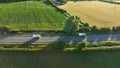 Road Sweepers Preparing a Street for Resurfacing