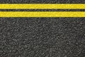 Road texture with lines Royalty Free Stock Photo