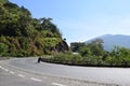 Road throught the mountain and forest in Vietnam