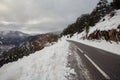 Road throung the hills of Soldeu, Andorra