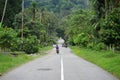 Road thru the jungle in Indonesia