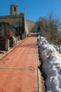 Road to ancient castle. San Marino