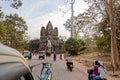 Road to Angkor Thom, Cambodia Royalty Free Stock Photo