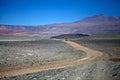 The road to Antofalla volcano at the Puna de Atacama, Argentina