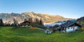 Road to the Axalp and views towards Brienzersee Royalty Free Stock Photo