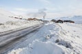 Road to Barentsburg - Russian Arctic city