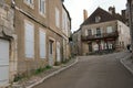 Road to Basilique Sainte-Marie-Madeleine de Vezelay in Vezelay, one of the most beautiful village in France