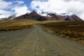 The road to Chacaltaya, La Paz, Bolivia Royalty Free Stock Photo