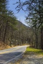 The Road to Cheaha State Park in Alabama
