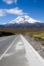 On the road to Chimborazo, Ecuador