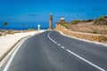 Road to church in Gharb on Gozo Island, Malta
