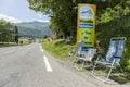 Road to Col du Tourmalet - Tour de France 2014 Royalty Free Stock Photo