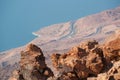 Dead Sea, dirt road, Jordan, Middle East, desert, landscape, nature, climate change Royalty Free Stock Photo