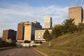 Road to downtown of Akron