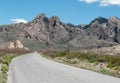 The road to Dripping Springs in New Mexico