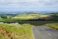 Road To Edinburgh Through East Lothian Hills, Scotland