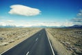 Road to the El Chalten, Argentina. Royalty Free Stock Photo