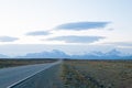 Road to El Chalten, Patagonia travel, Argentina Royalty Free Stock Photo