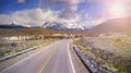 Road to El Chalten village, Argentina Royalty Free Stock Photo