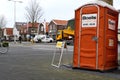 The road to the entrance to the polling-station in Hengelo Overijssel March 20th 2019