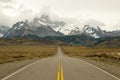 Road to Fitzroy Peaks - El Chalten - Argentina Royalty Free Stock Photo